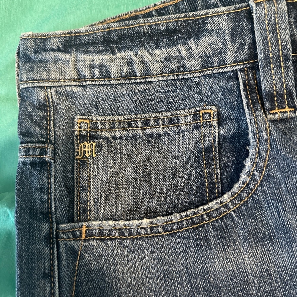 Miss Me Blue Denim Jeans super baggy wide - Picture 3 of 9